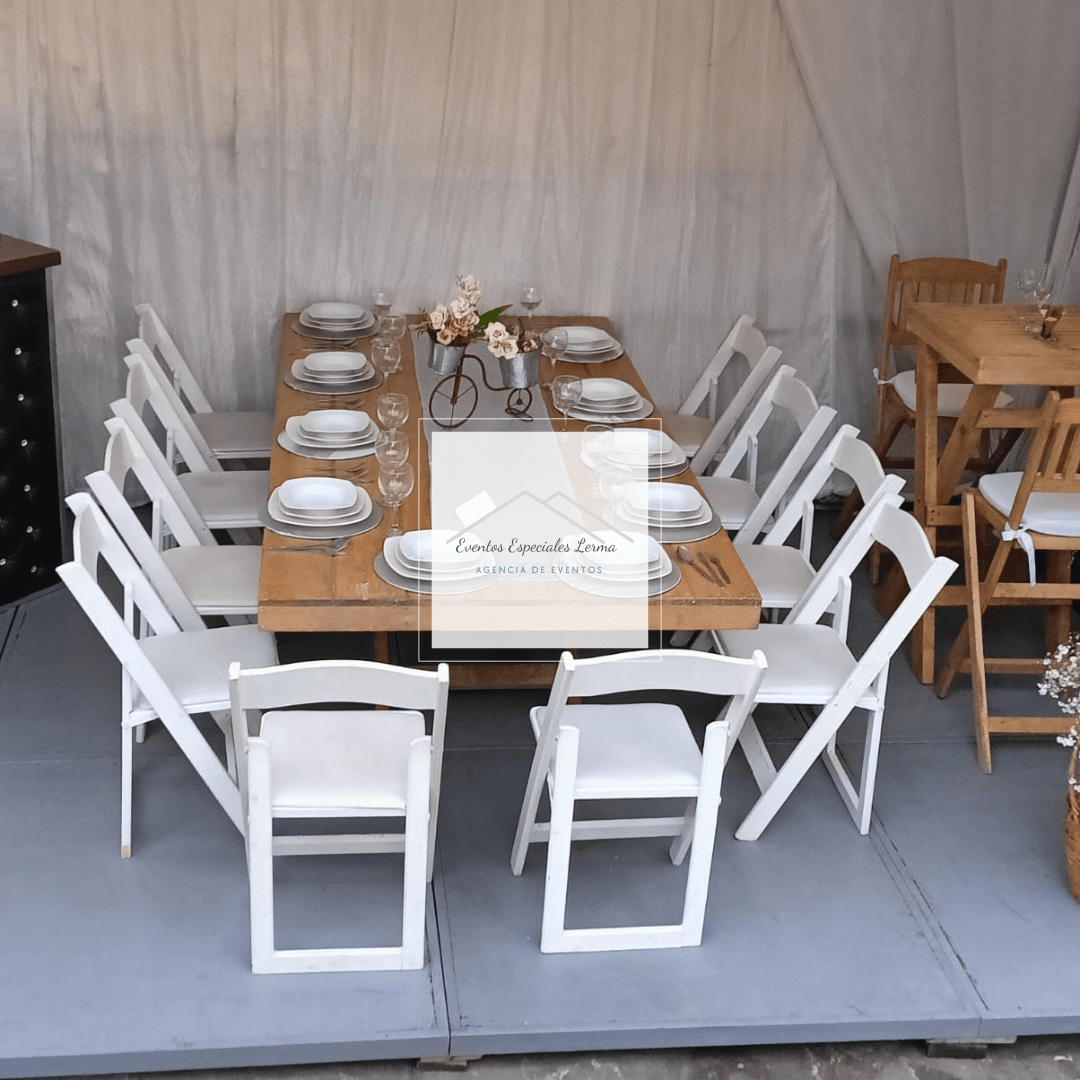 Imagen ilustrativa (1) del servicio Sillas y Mesas