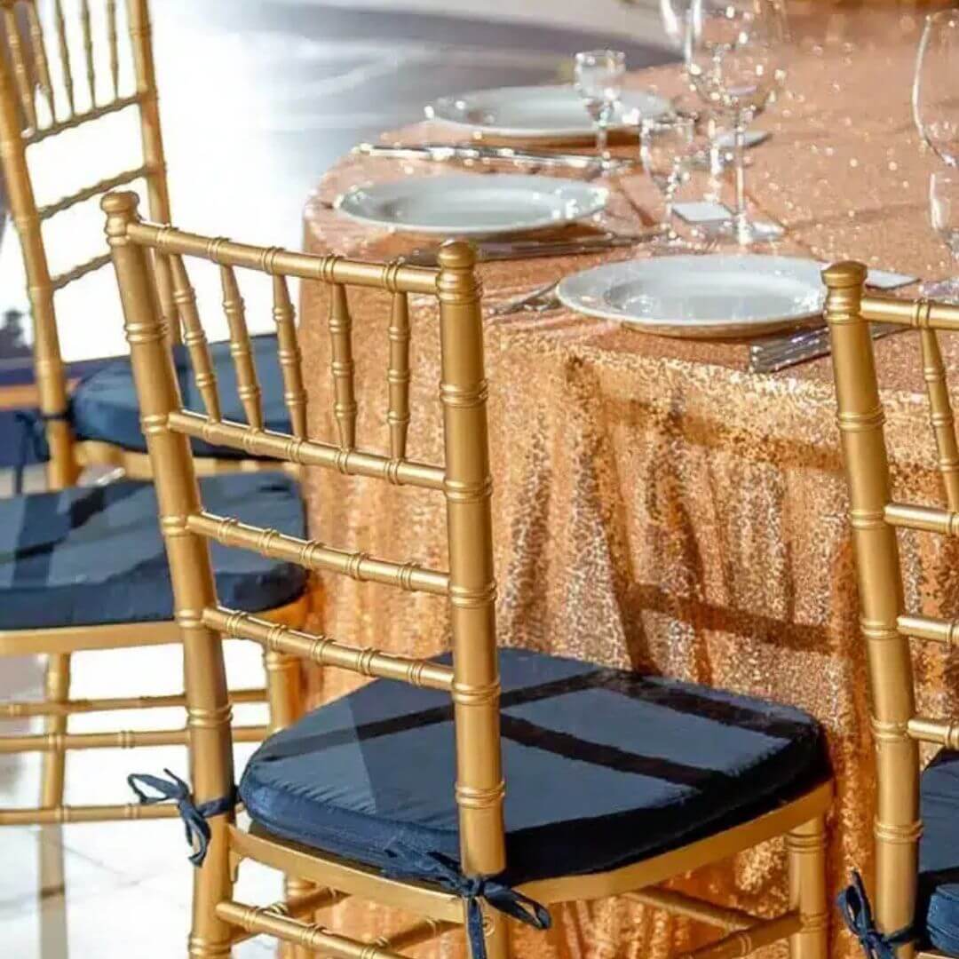 Silla Tiffany Dorada